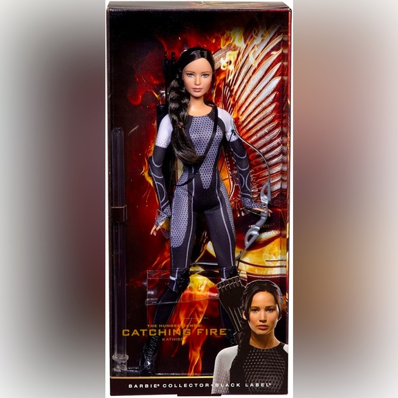 Barbie Other - *RARE* Barbie Black Label “The Hunger Games: Catching Fire” Katniss Doll in Box